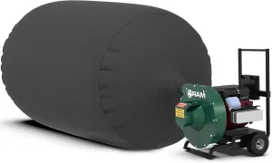 (1) INSULATION REMOVAL VACUUM BAG - SUPER HEAVY DUTY TEAR-PROOF 6 FT X 4 FT - EASY-FILL SPOUT & LOWEST DUST Filter - Contractors #1 Choice - EST 450 LBS / 75 CF PRO-450 (3.5 oz Strength) by RAM