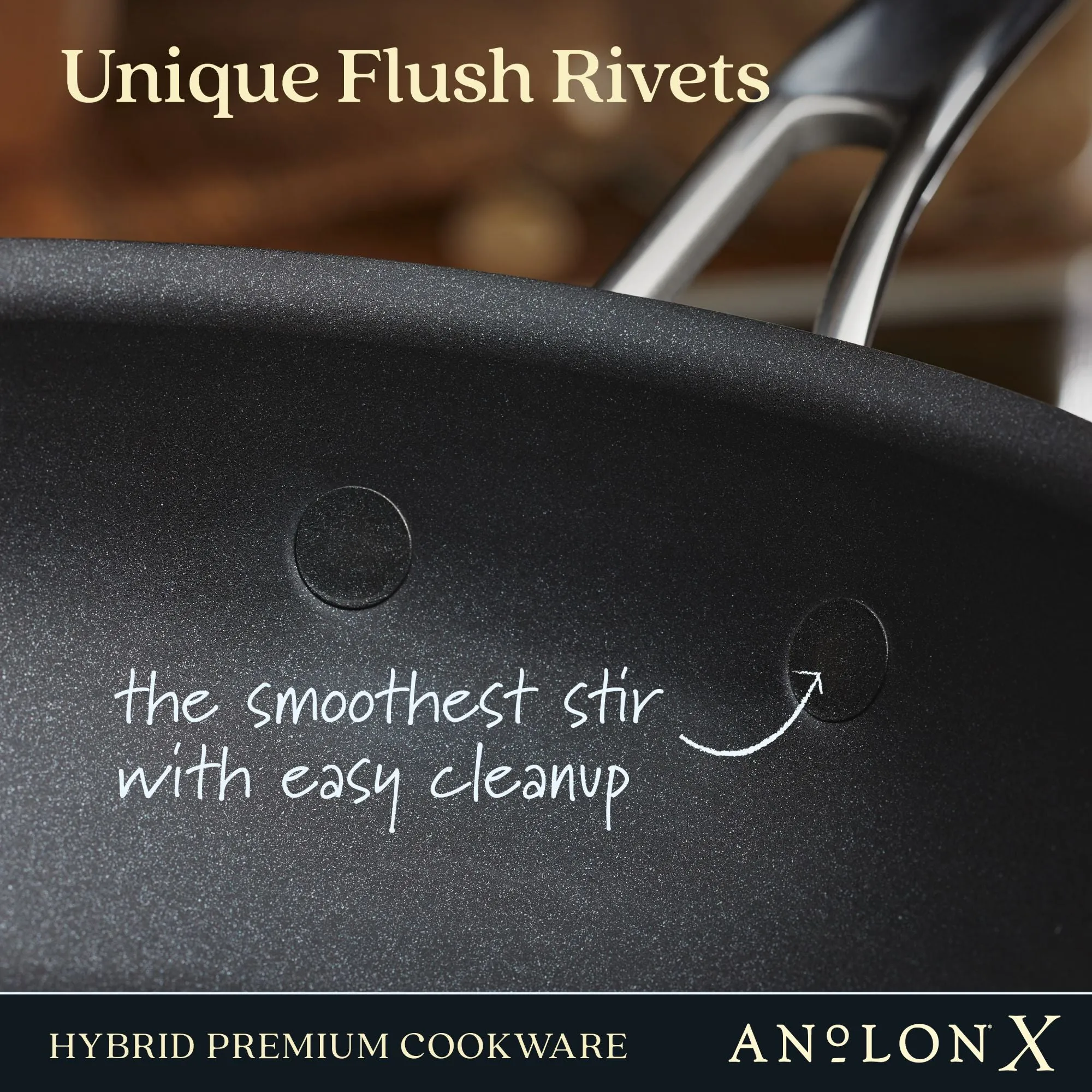 10-Inch Hybrid Nonstick Wok With Lid