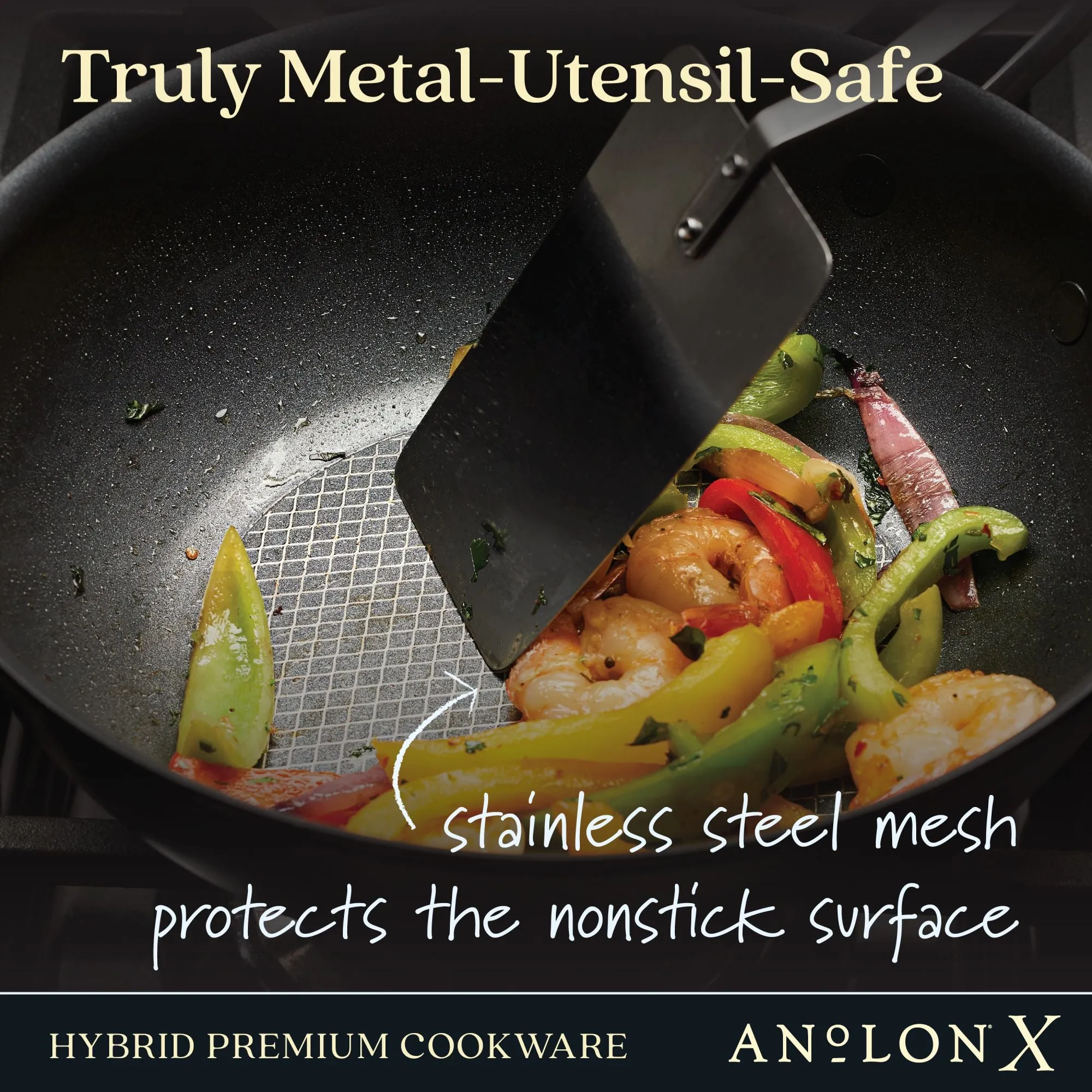 10-Inch Hybrid Nonstick Wok With Lid