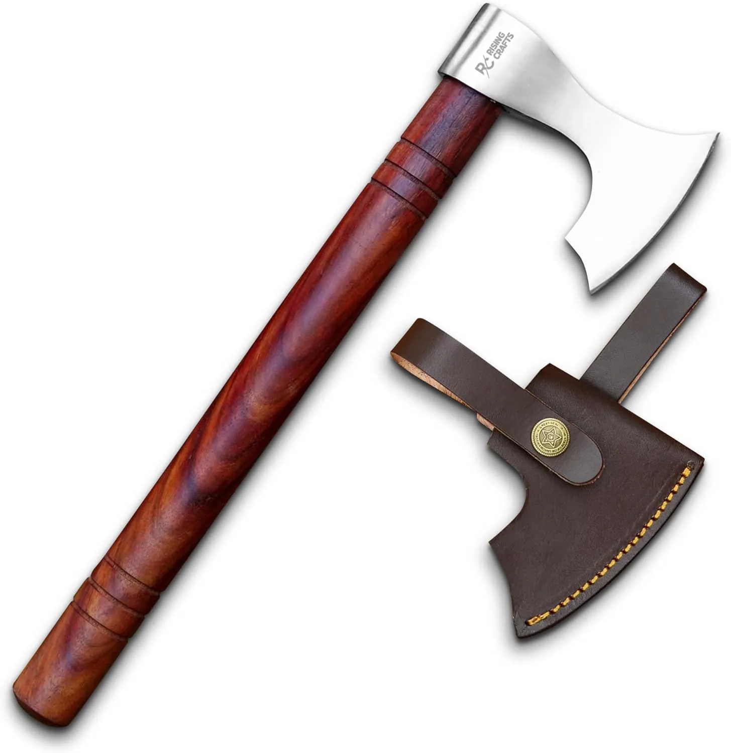 13.5 Inches Competitions Throwing Axe | Lightweight Steel Tomahawk Axe Outdoor Camping Hatchet Survival Axe | High Carbon Steel Blade Axe