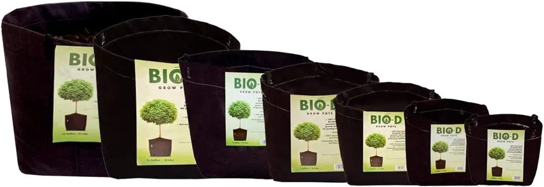 15 Gallon 3-Pack Biodegradable Fabric Plant Grow Bag Heavy Duty Environmentally Friendly…