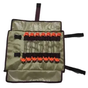 16 piece screw-in tent peg set