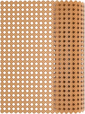 16" x5FT Plastic Rattan Cane Webbing, Woven Open Mesh Cane Net Roll for DIY Caning Furniture Decor Projects: Chair, Cabinet, Ceiling and Door(59x16 in)