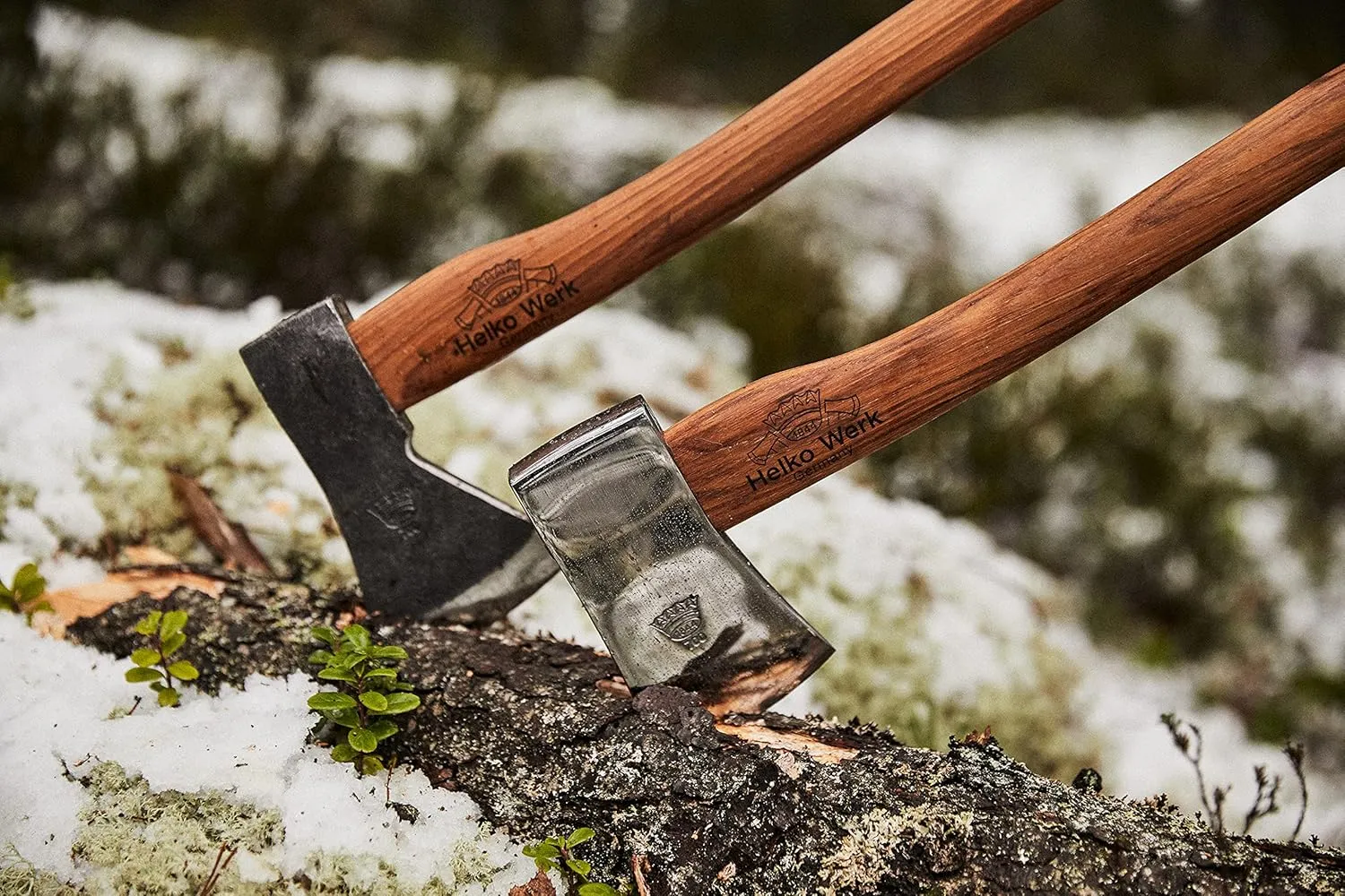 1844 Helko Werk Germany Classic Journeyman Pack Axe - Made in Germany Lightweight and Compact Backpacking Axe and Bushcraft Axe for Camping - Head 1.5 lbs, Handle 20 in. (Journeyman) #11441