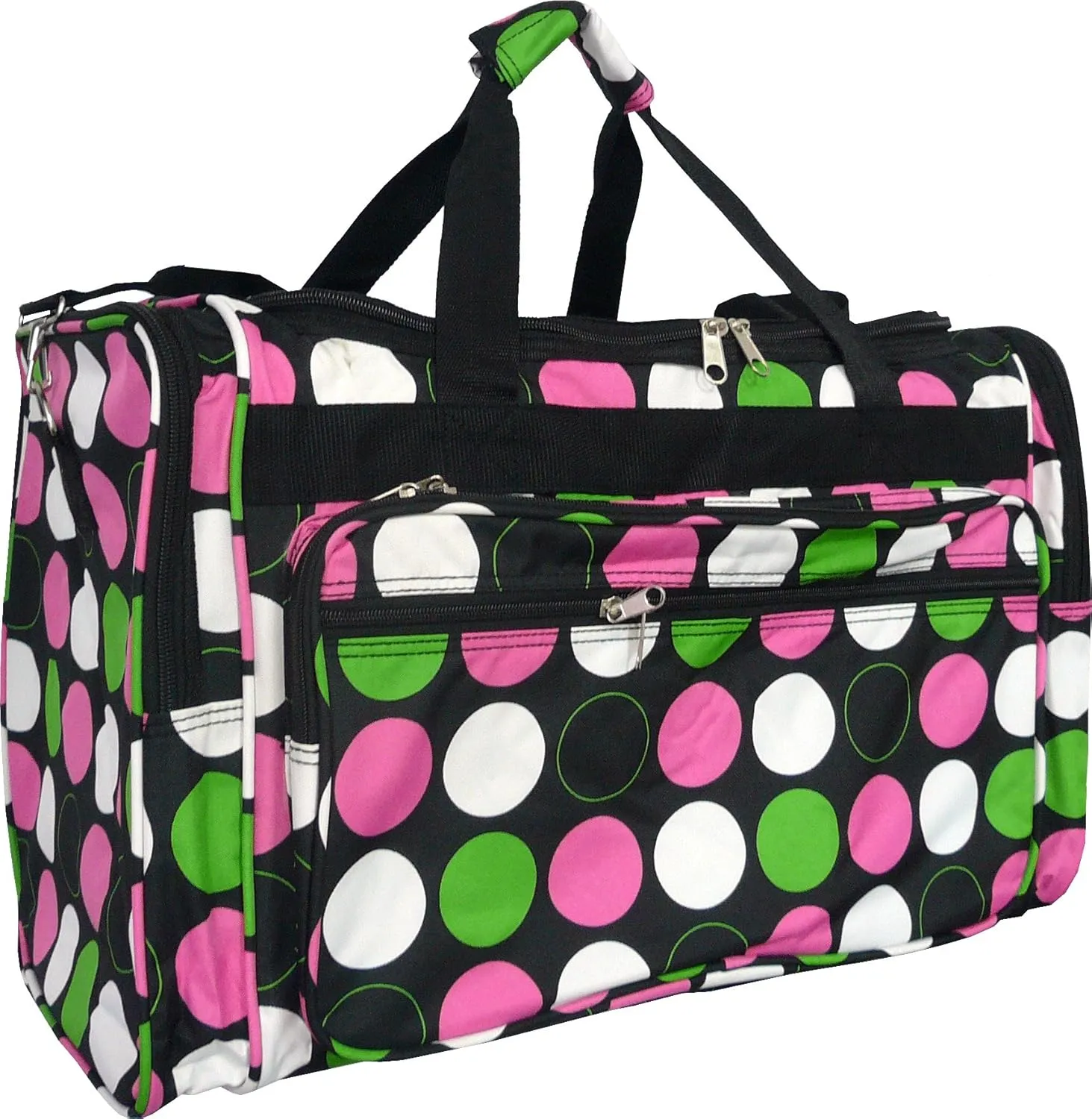 19" Women's Duffle Bag (Multi Polka Dot)