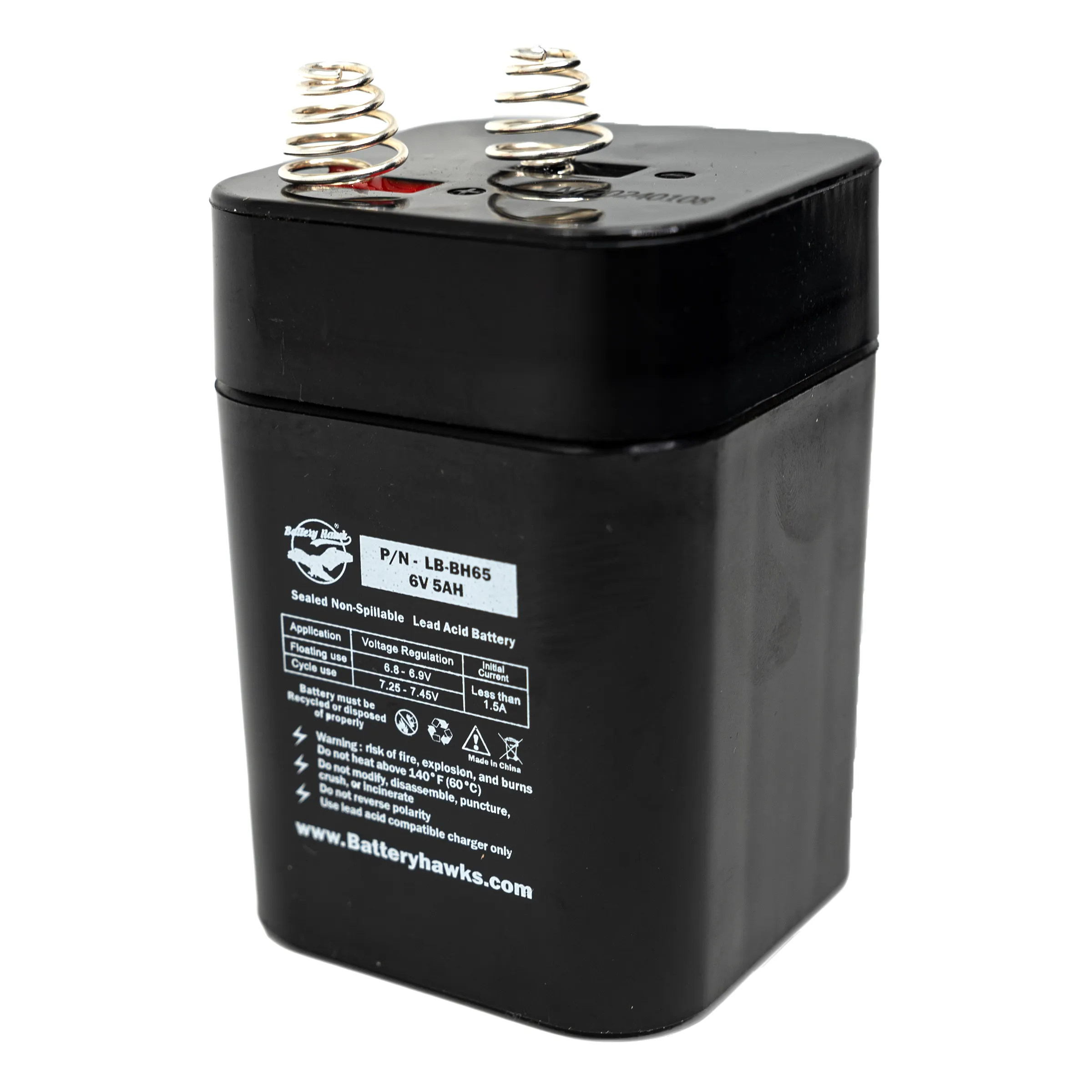(2 Pack) Battery Flashlight 4R25 1209 (509) 6 Volt Lantern Spring Terminal Outdoor