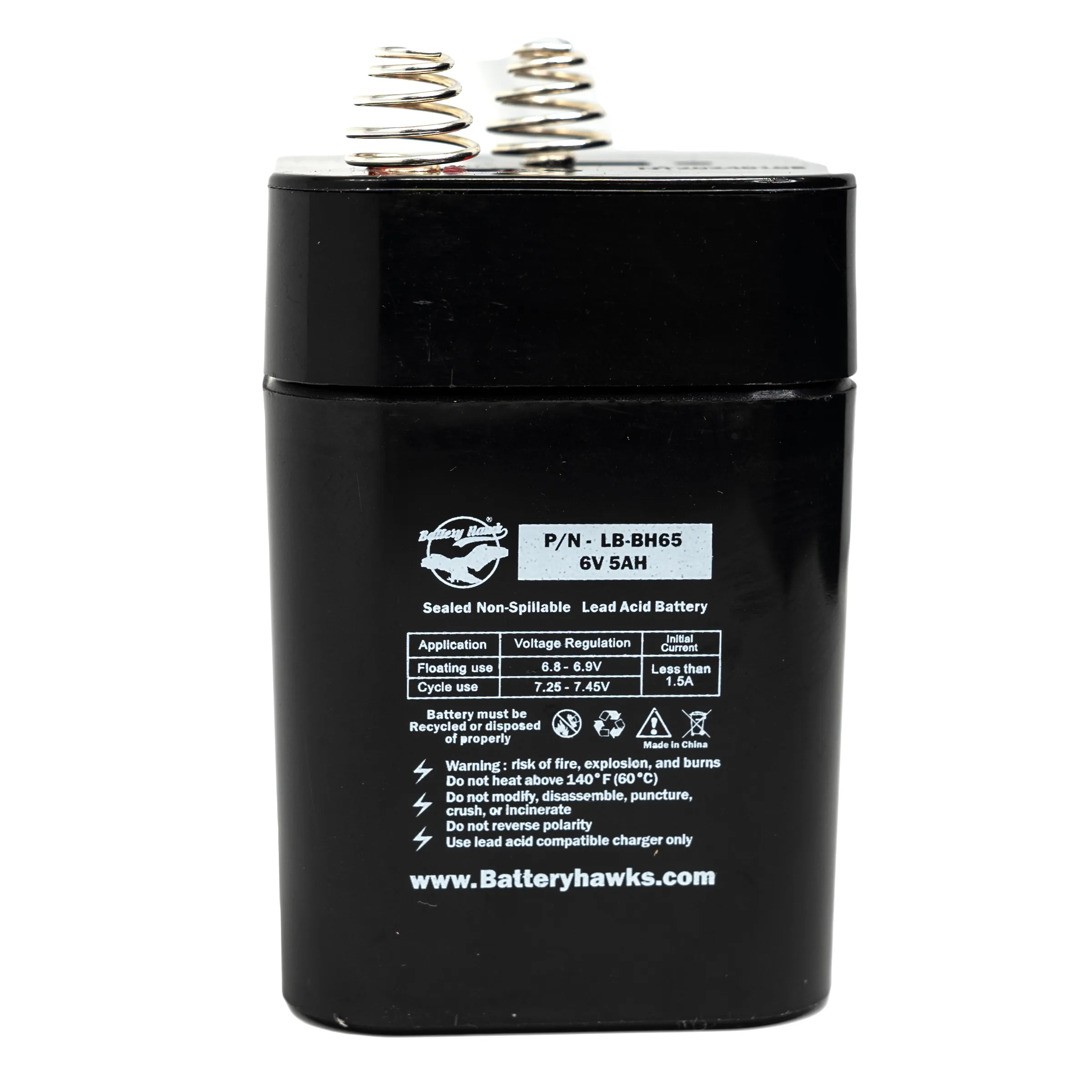 (2 Pack) Battery Flashlight 4R25 1209 (509) 6 Volt Lantern Spring Terminal Outdoor