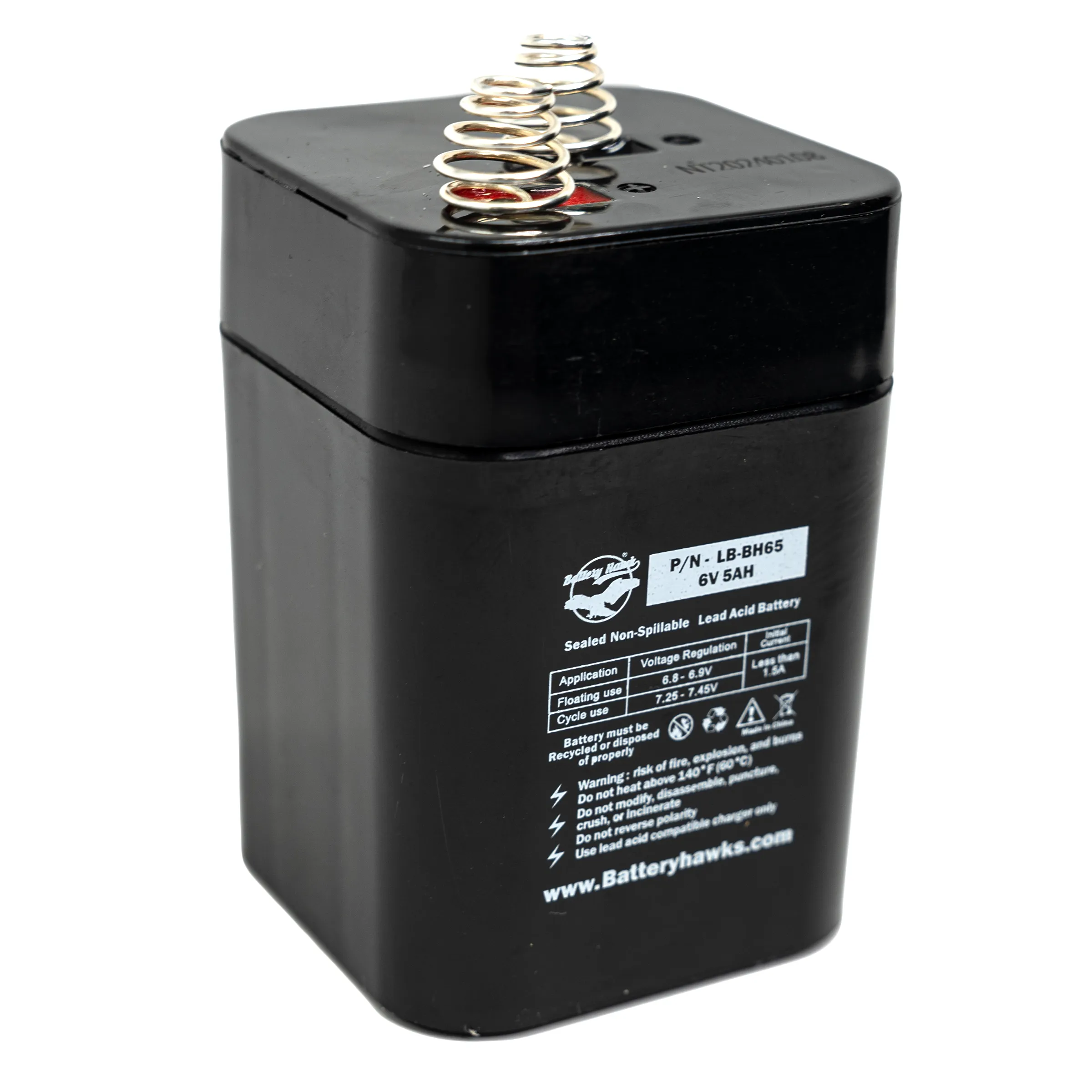 (2 Pack) Battery Flashlight 4R25 1209 (509) 6 Volt Lantern Spring Terminal Outdoor