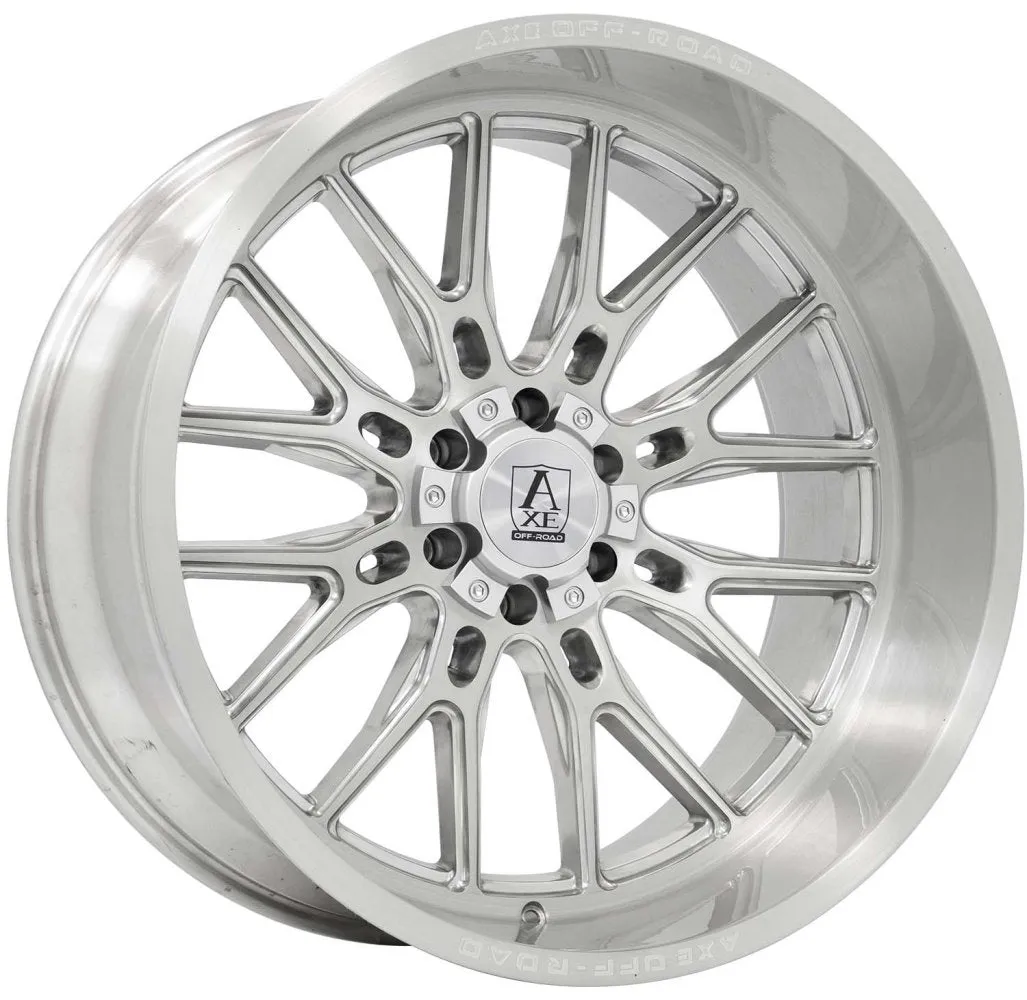 22x12 AXE Offroad Atlas Silver Brush Milled  6x135 6x5.5/139.7 -44mm