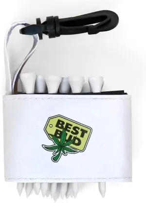 24 Pre-Owned for Top Flite 2 Dozen Recycled Golf Balls with Bonus Parody Novelty Tee Bagger and Tee's (Tee Bagger 029)