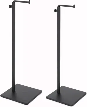 2pack of Metal Handbag Rack Display Single Side Adjustable Handbag Display Stand (Black)