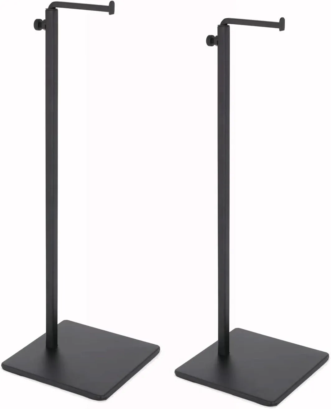 2pack of Metal Handbag Rack Display Single Side Adjustable Handbag Display Stand (Black)