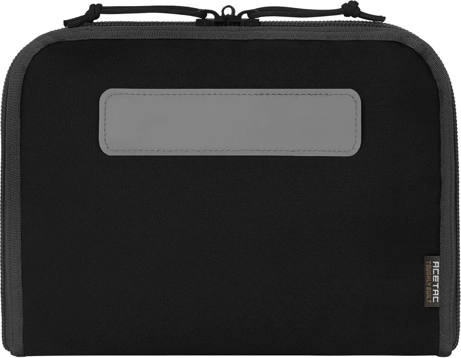 [3-Pack Tactical Handgun Case Pistol Storage with Reflective Patch, Universal CCW Holster Wrap, Hook and Loop Mag Panel (Black)