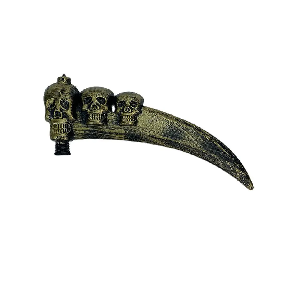 3 Skull Sickle Hand Prop for Halloween Costume Party & Halloween Décor