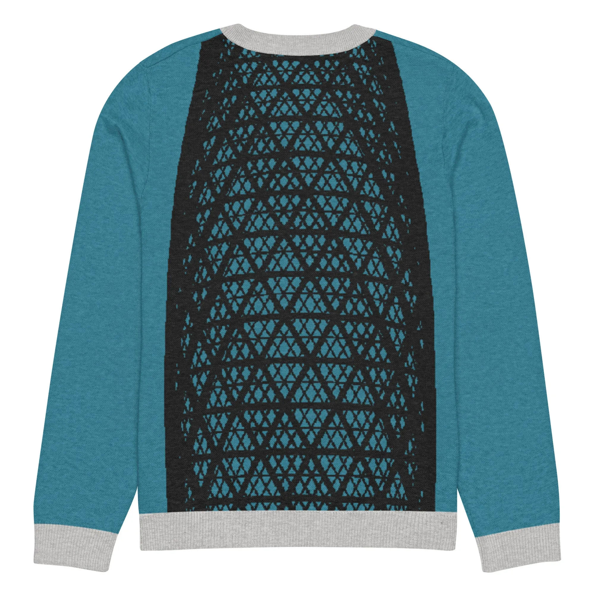 30 St Mary Axe (the Gherkin) Knitted Crew Neck Sweater