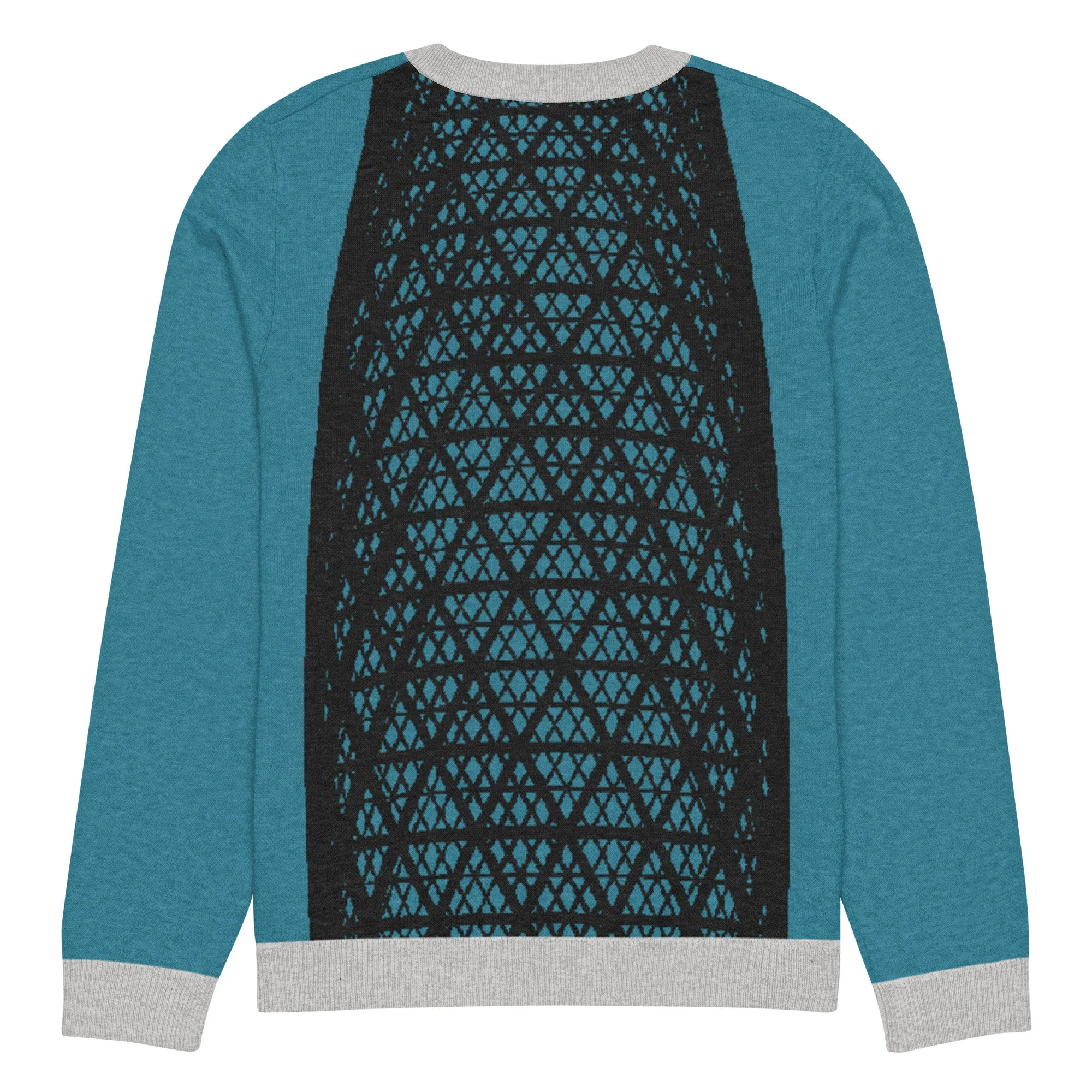 30 St Mary Axe (the Gherkin) Knitted Crew Neck Sweater