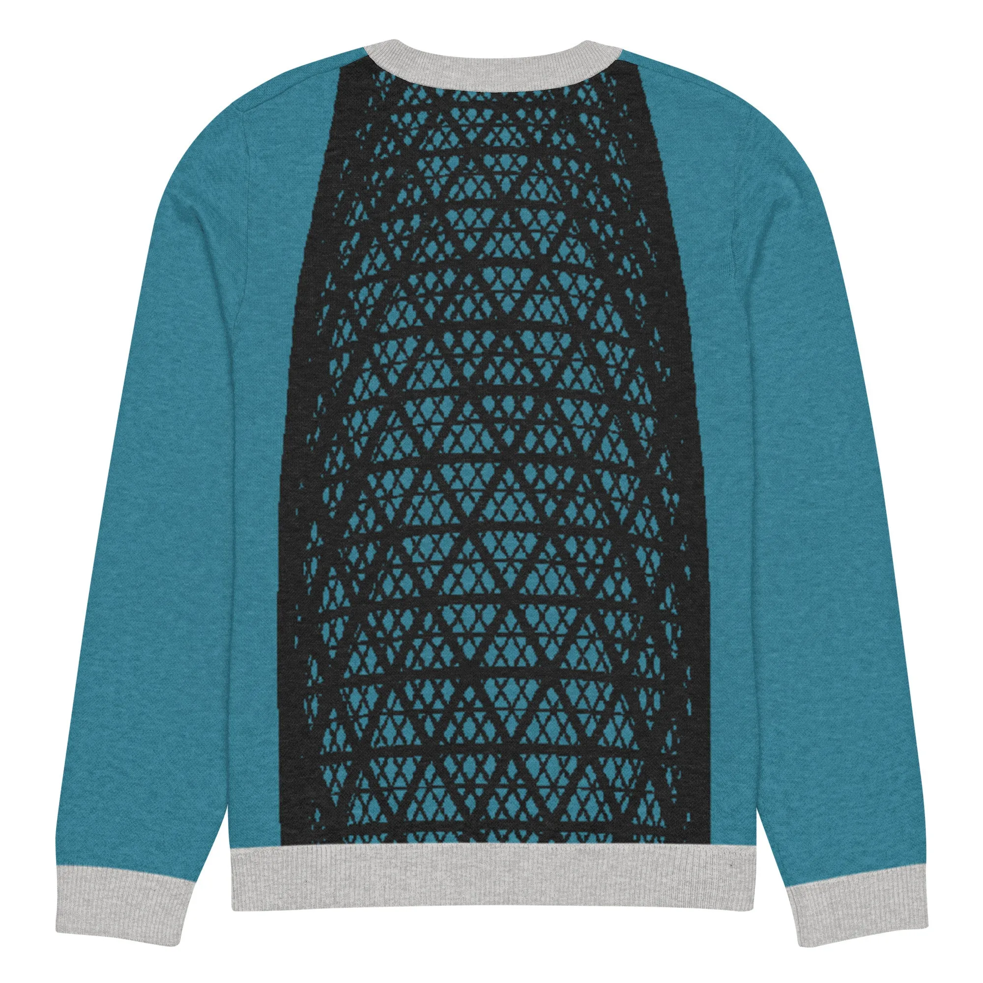 30 St Mary Axe (the Gherkin) Knitted Crew Neck Sweater