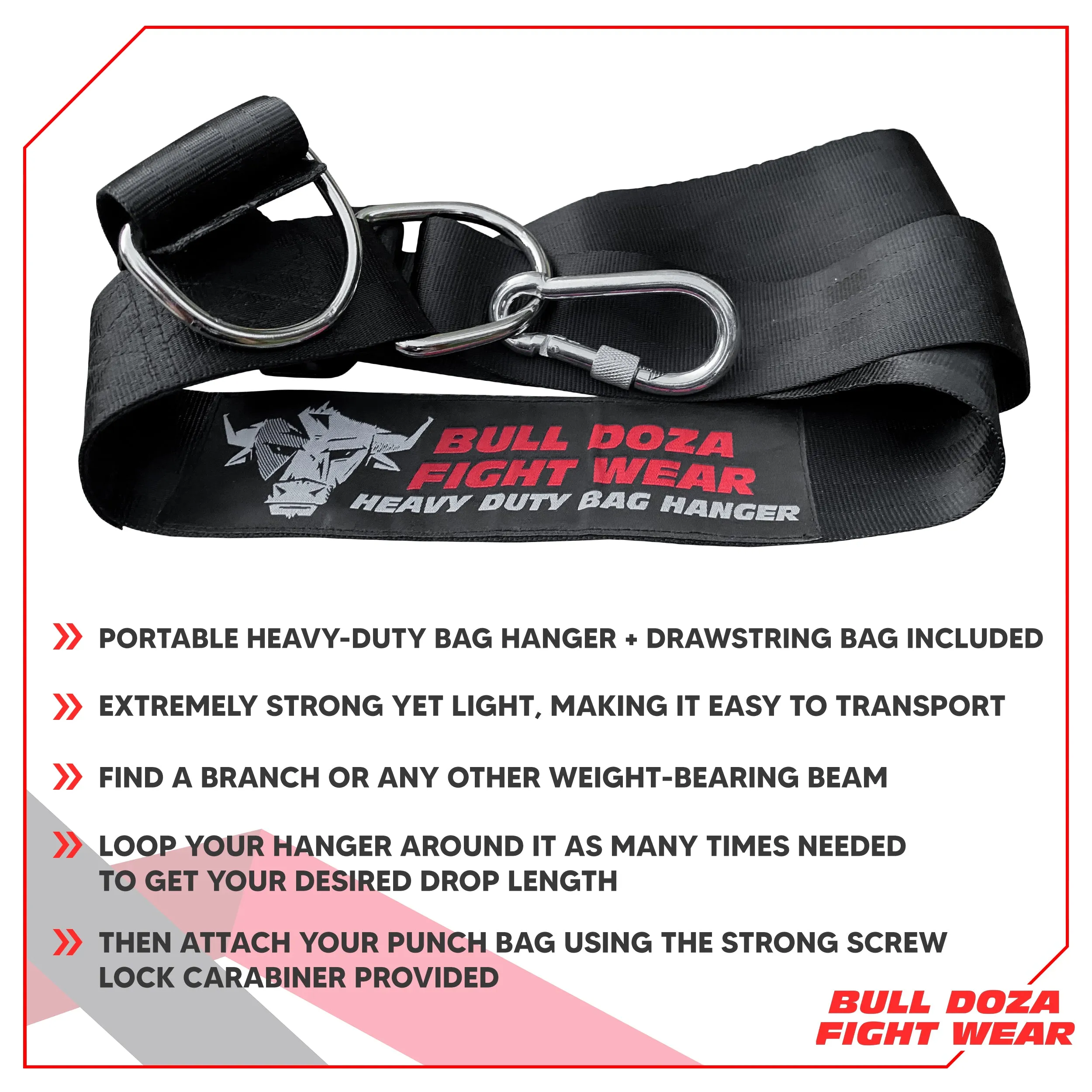 3ft Heavy Duty Punch Bag Hanger Strap