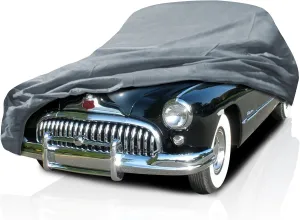 5 Layer Car Cover for Nash Statesman 1951 Sedan 4-Door, Semi Custom Fit Full Coverage Pollution, Dust, Sun, Snow, Rain, Hail All Weather Protection, Breathable