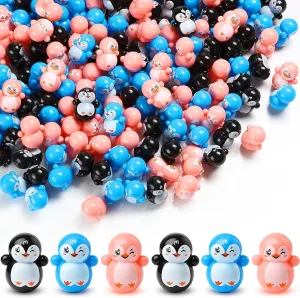 500 Pcs Mini Tumbler Toys Set Small Penguin Animal Toys Party Favors for Boys Girls Prize Box Toys for Kids Classroom Goodie Bag Filler Pinata Stuffers Party Supplies