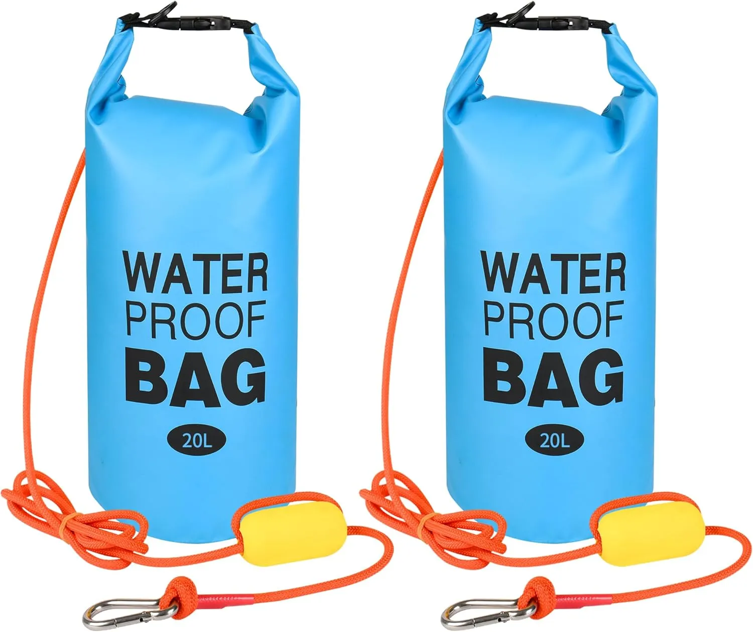 500D Sand Anchor for Small Boats, Power Watercrafts, 2 in 1 PWC Jet Ski Anchor Kit with Adjustable Buoy, Waterproof Dry Bag for Jet Ski, Kayak, Boat, Hiking Foldable Sandbags