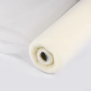 54" by 20 Yards (60 ft) Tulle Fabric Rolls for Wedding Party Baby Shower Decoration Tutu Tulle Bolt DIY Wraping Crafts -Ivory