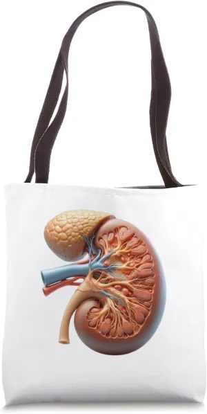 Adrenal Gland Adrenal Insufficiency Kidney Tote Bag