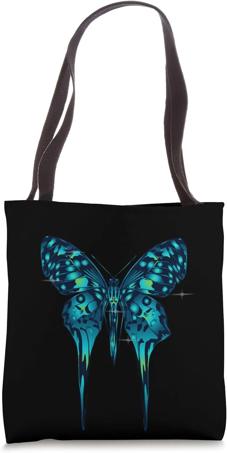 Aesthetic Butterfly Streetwear Urban Street Wear NYE Pj Top Tote Bag