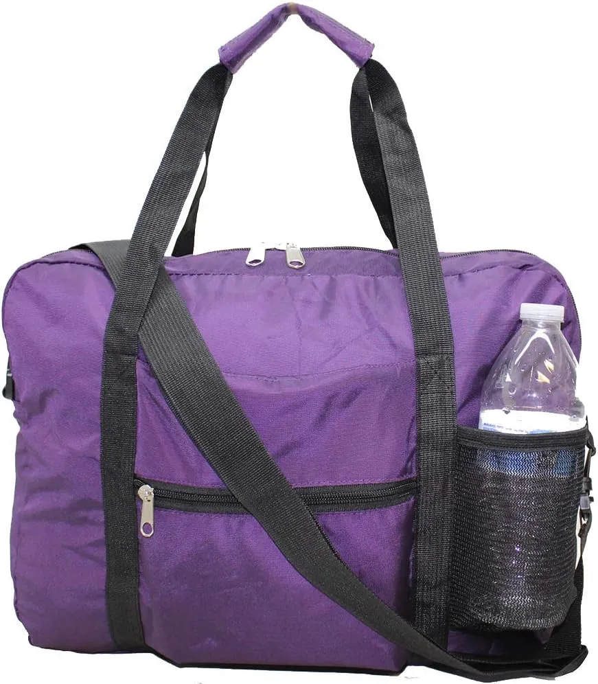 Airlines 18" Personal Item Under Seater for Spirit Frontier American First Class Boardingblue (PURPLE)