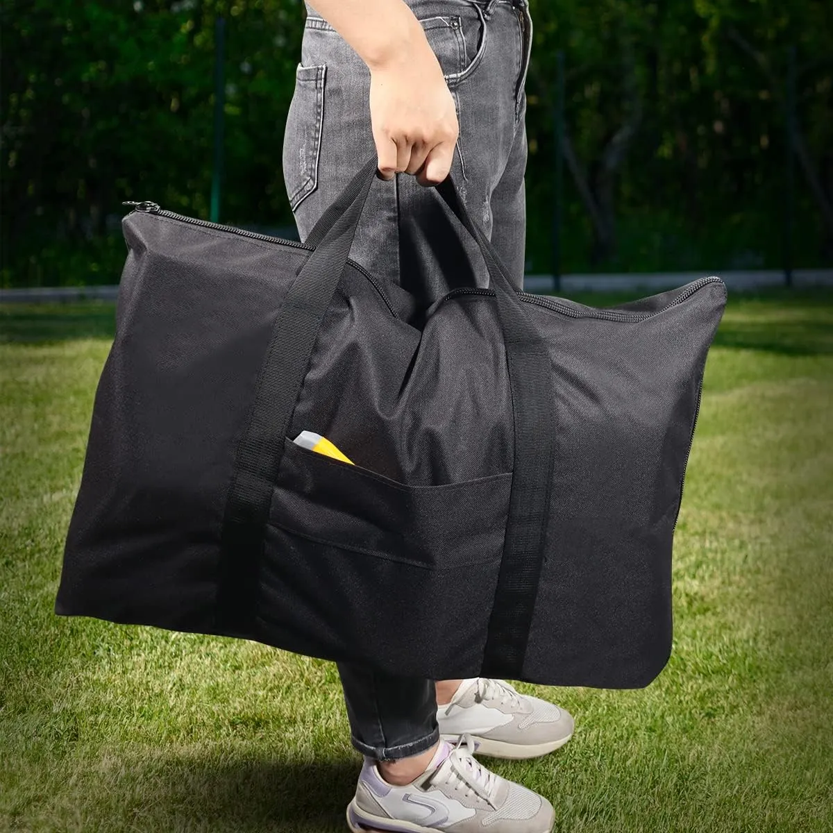 AjinTeby Griddle Bag for Camp Chef Griddle - Heavy Duty 600D Polyester Carry Bag - 16" x 24"