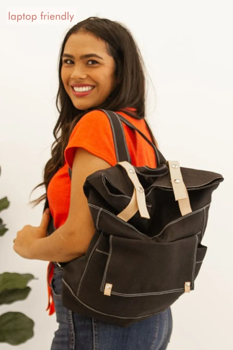 Alison Roll Top Backpack