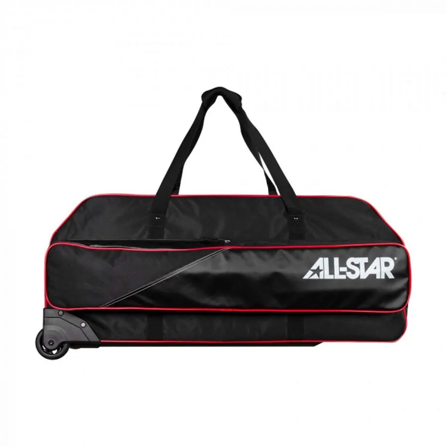 All Star Wheeled Pro Model Players Duffle Bag with Bat Sleeve