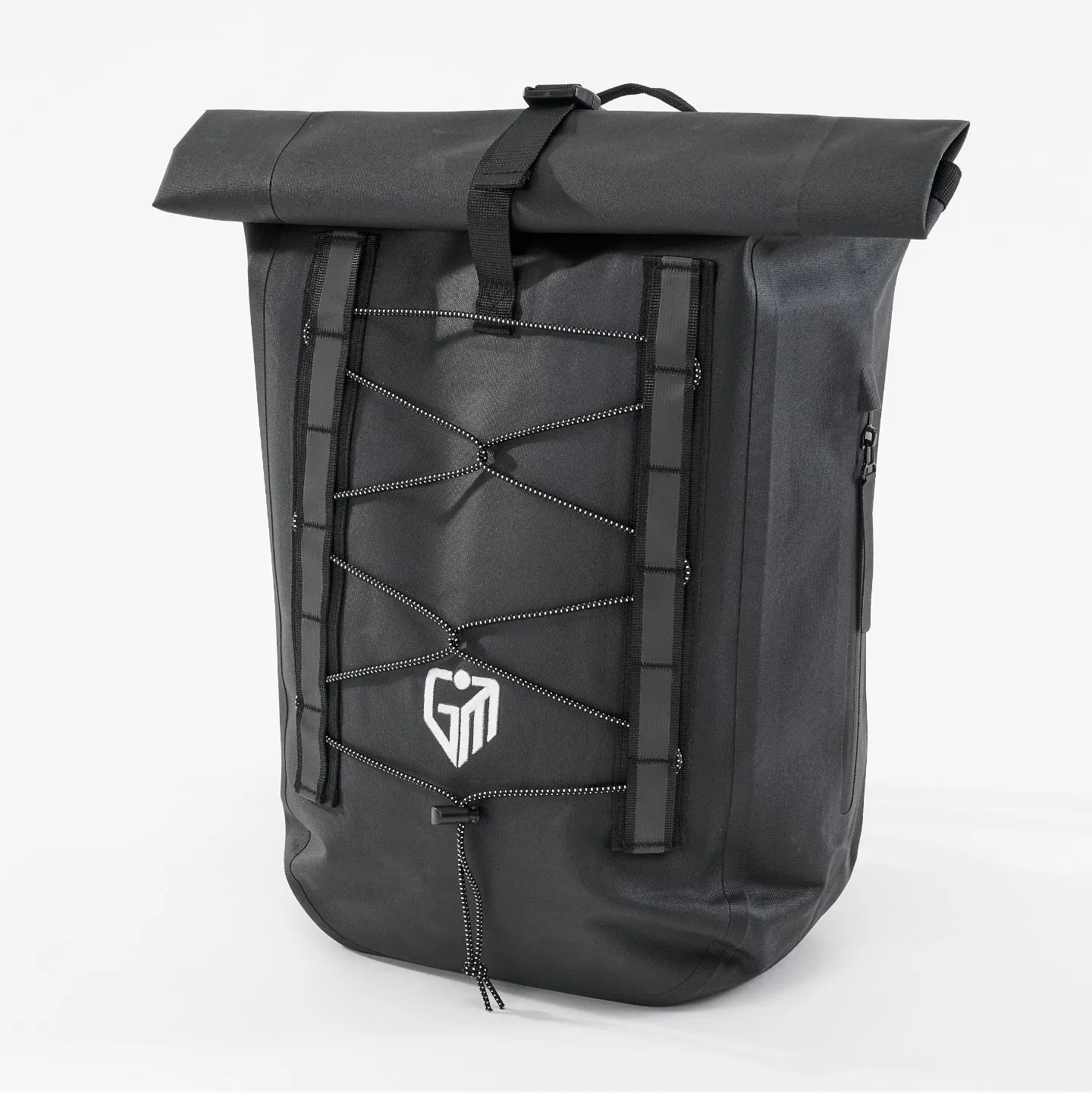 All Weather Commuter Roll Top Backpack - BLACK