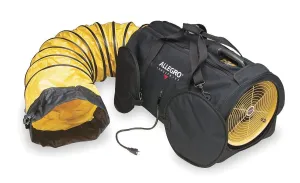 Allegro Industries 9535-08 Air Bag 8, 8" Blower with 15' Ducting, Black