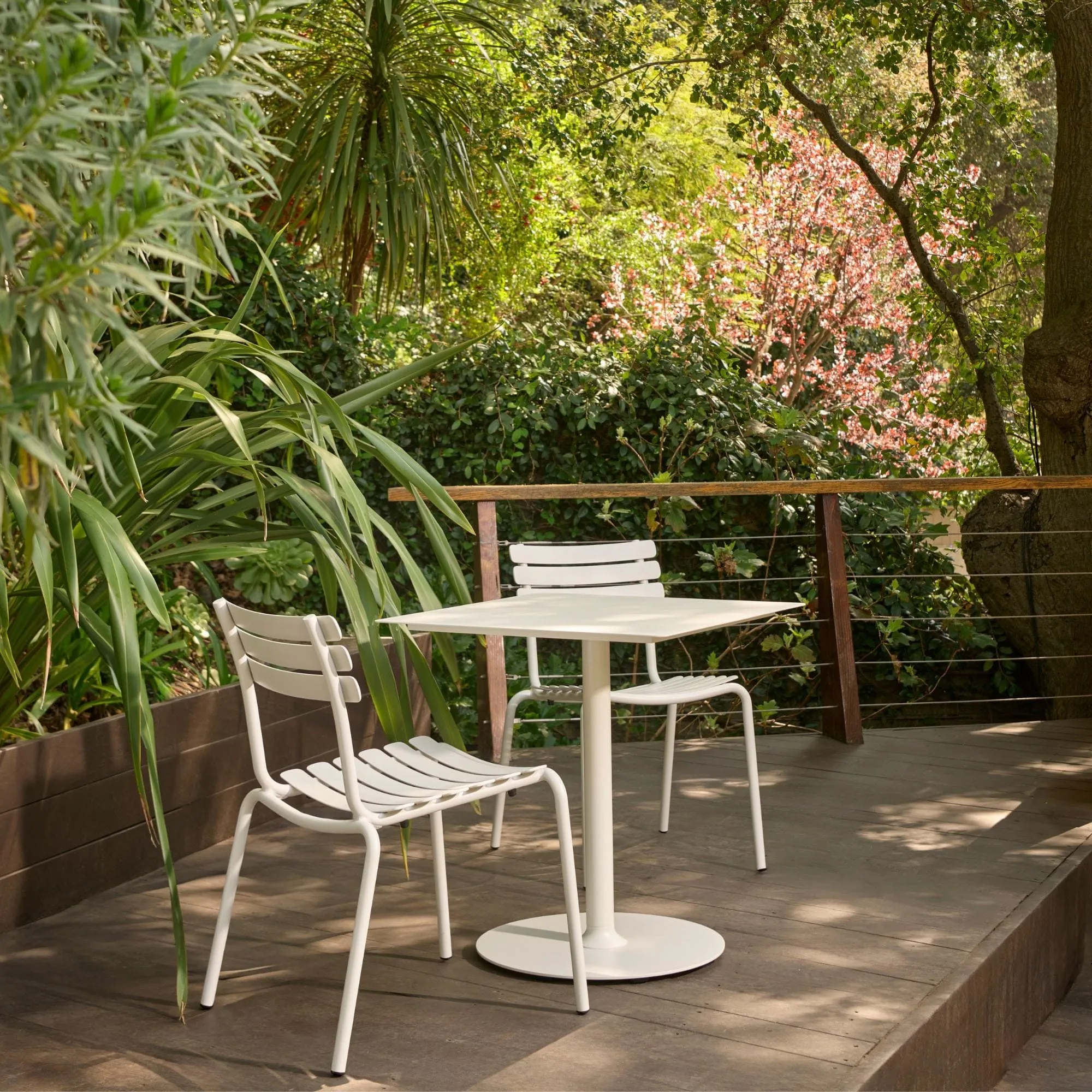 Alua Dining Chair (No Arms) - White