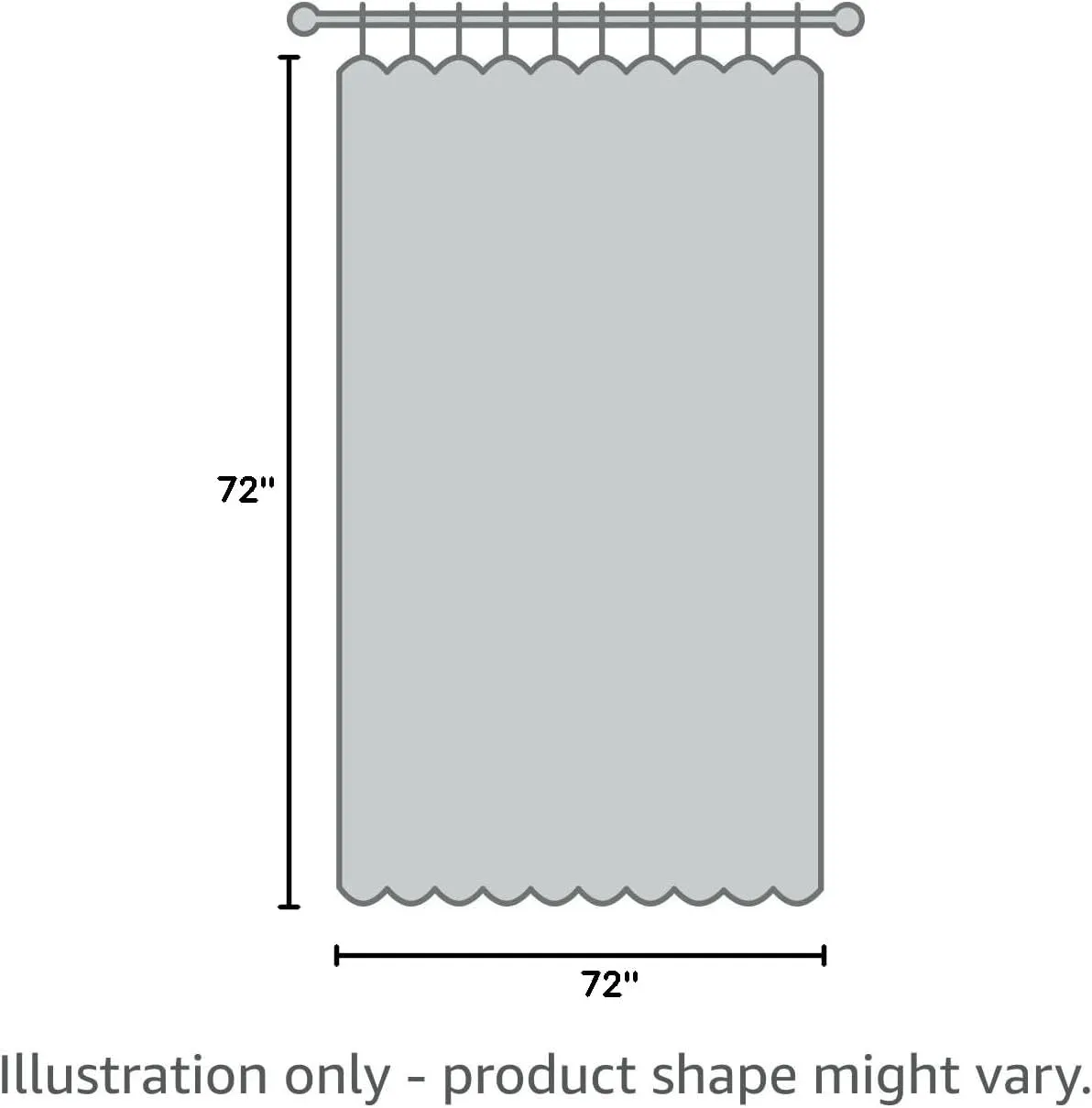 AmazerBath Shower Curtain Liner, 100% EVA Soft Clear Green Heavy Duty Shower Curtain and Liner 2-in-1, 72x72 Luxury Plastic Weighted Bathroom Shower Liner, 12 Rustproof Grommets & 3 Heavyweight Stones