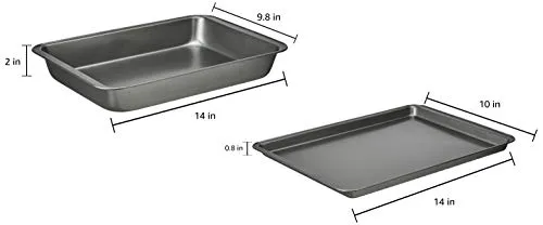 Amazon Basics Nonstick Oven Bakeware Set