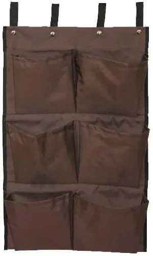 American Supply 6 Pockets Cart Caddy Bag Color Brown