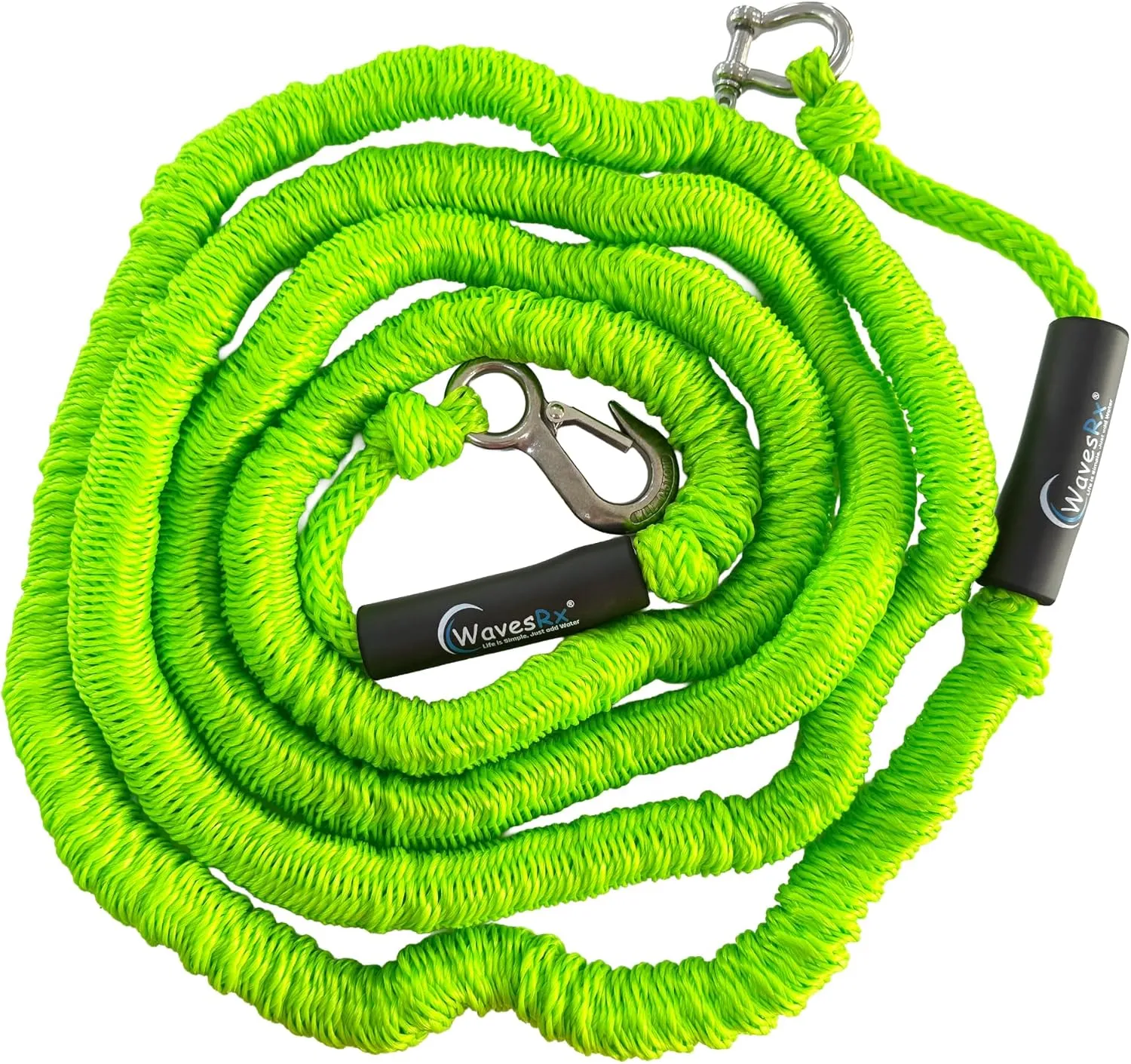AnchorMate BowTether Bungee Line | Boat Bungee Dock Lines for Boats, PWCs & Kayaks | Absorbs Shock from Swells & Wind, Prevents Anchor Dislodging | Perfect for Anchoring, Mooring & Tethering