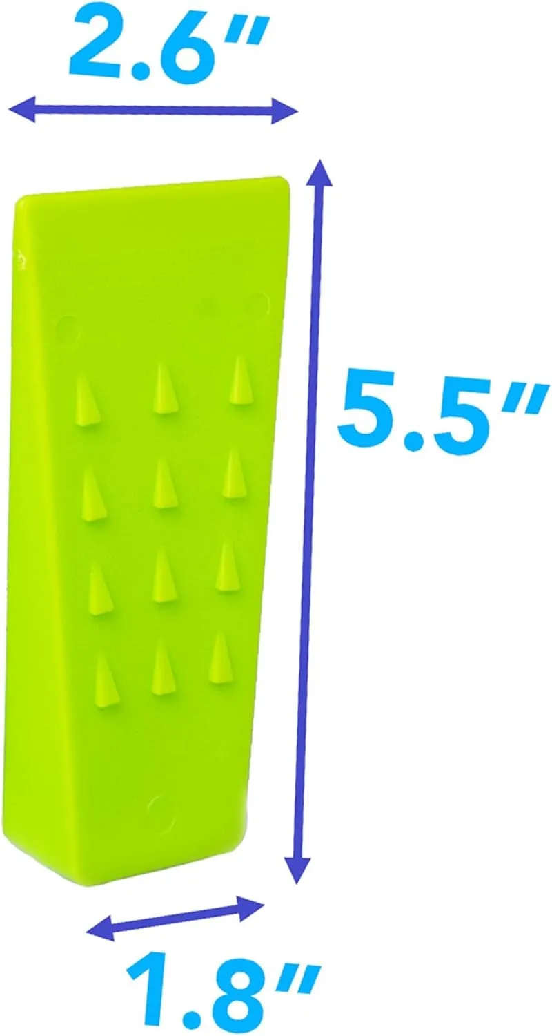 AR-PRO 6 Pack Tree Felling Wedges with Spikes for Safe Tree Cutting – 5.5” Wedges with Storage Bag; 6 Felling Dogs to Guide Trees Stabilize and Safely to Ground for Loggers and Fallers