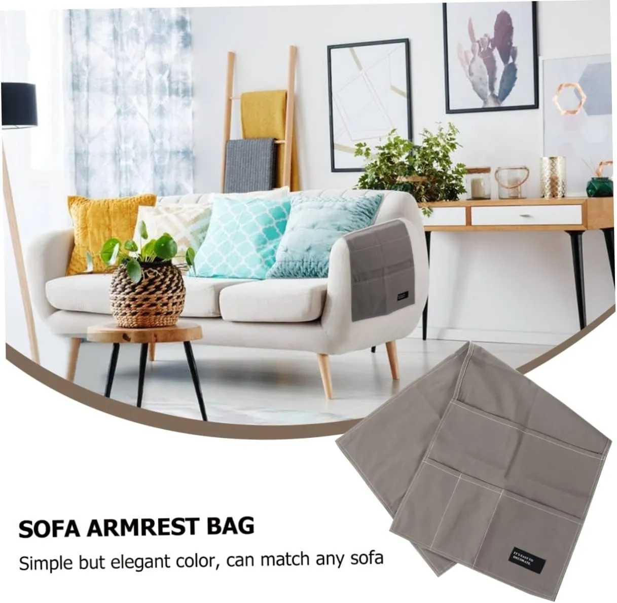 Armrest Bag Couch Crevice Storage Bag Mobile Phone Pocket Multi-Function Bag Tv Supplies Organizer Keep Home Tidy