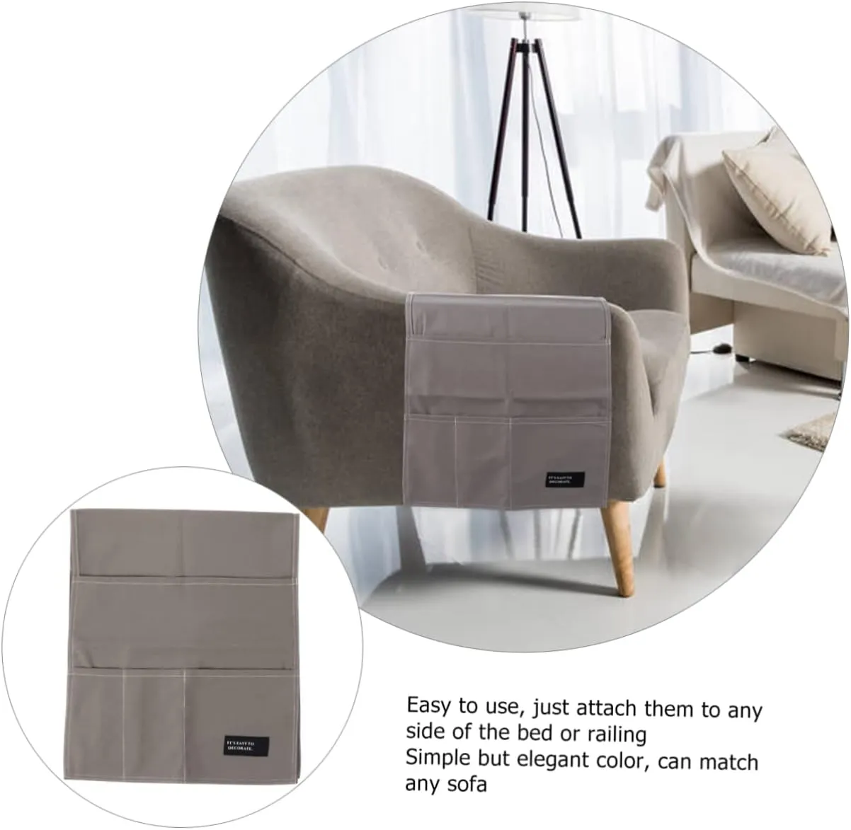 Armrest Bag Couch Crevice Storage Bag Mobile Phone Pocket Multi-Function Bag Tv Supplies Organizer Keep Home Tidy