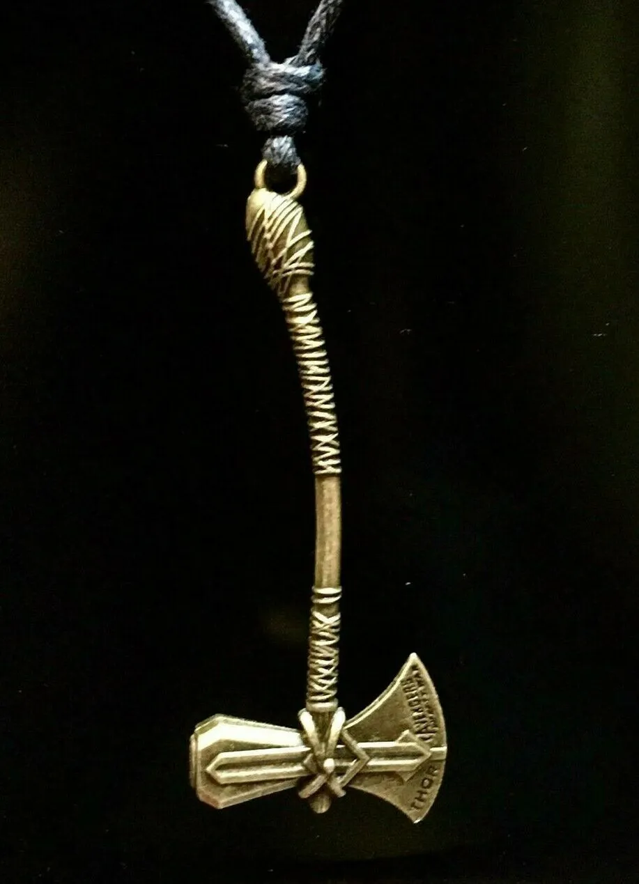 Axe Bronzed Pendant Biker