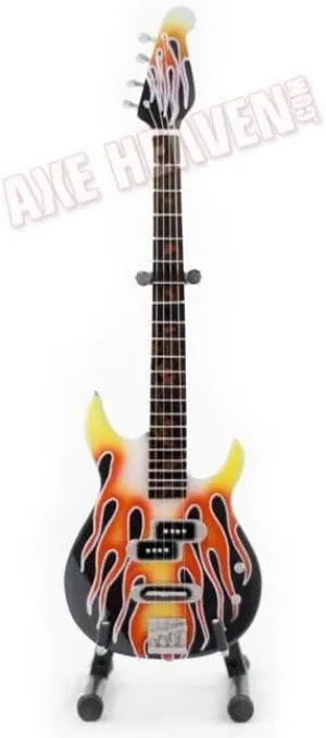 Axe Heaven MA-322 Licensed Michael Anthony Flame Bass Mini Guitar