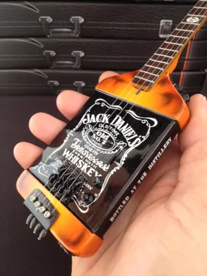 AXE HEAVEN Michael Anthony Jack Daniels JD Bass Mini Guitar