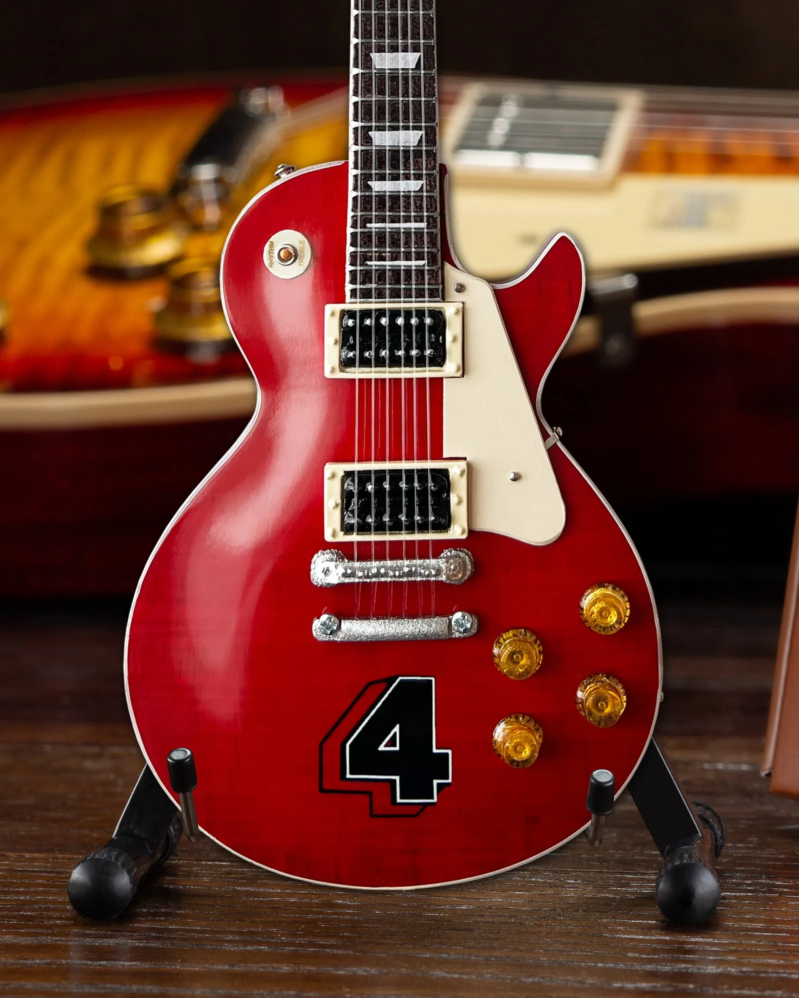 Axe Heaven Slash Gibson Les Paul Standard Translucent Cherry Limited 4 Album Edition Mini Guitar