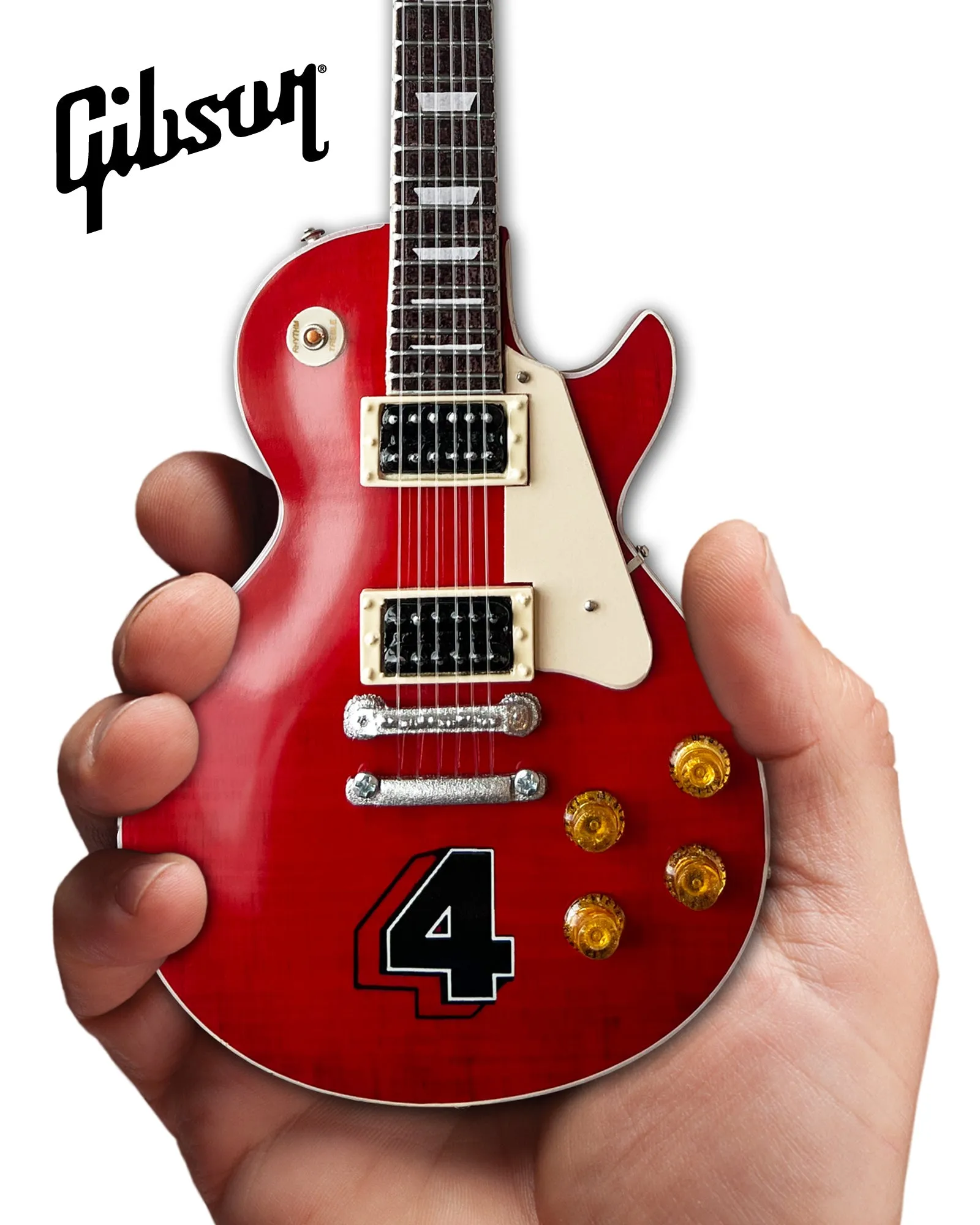 Axe Heaven Slash Gibson Les Paul Standard Translucent Cherry Limited 4 Album Edition Mini Guitar