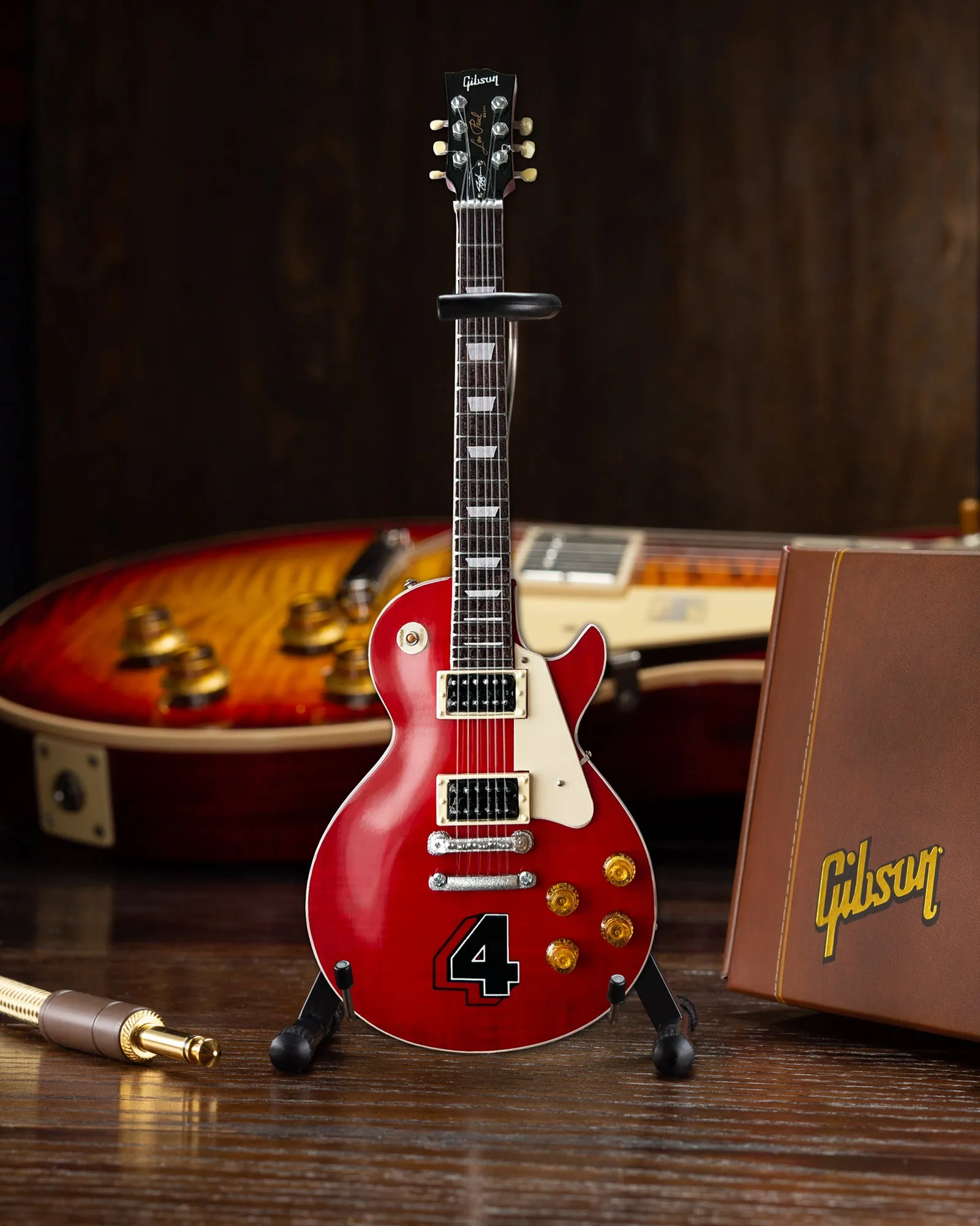 Axe Heaven Slash Gibson Les Paul Standard Translucent Cherry Limited 4 Album Edition Mini Guitar
