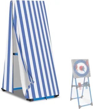 Axe Throw Target Game Set Cover with Split Zipper, Waterproof Steel Frame Throw Target Cover for Indoors and Outdoors Steel Frame（Cover Only）