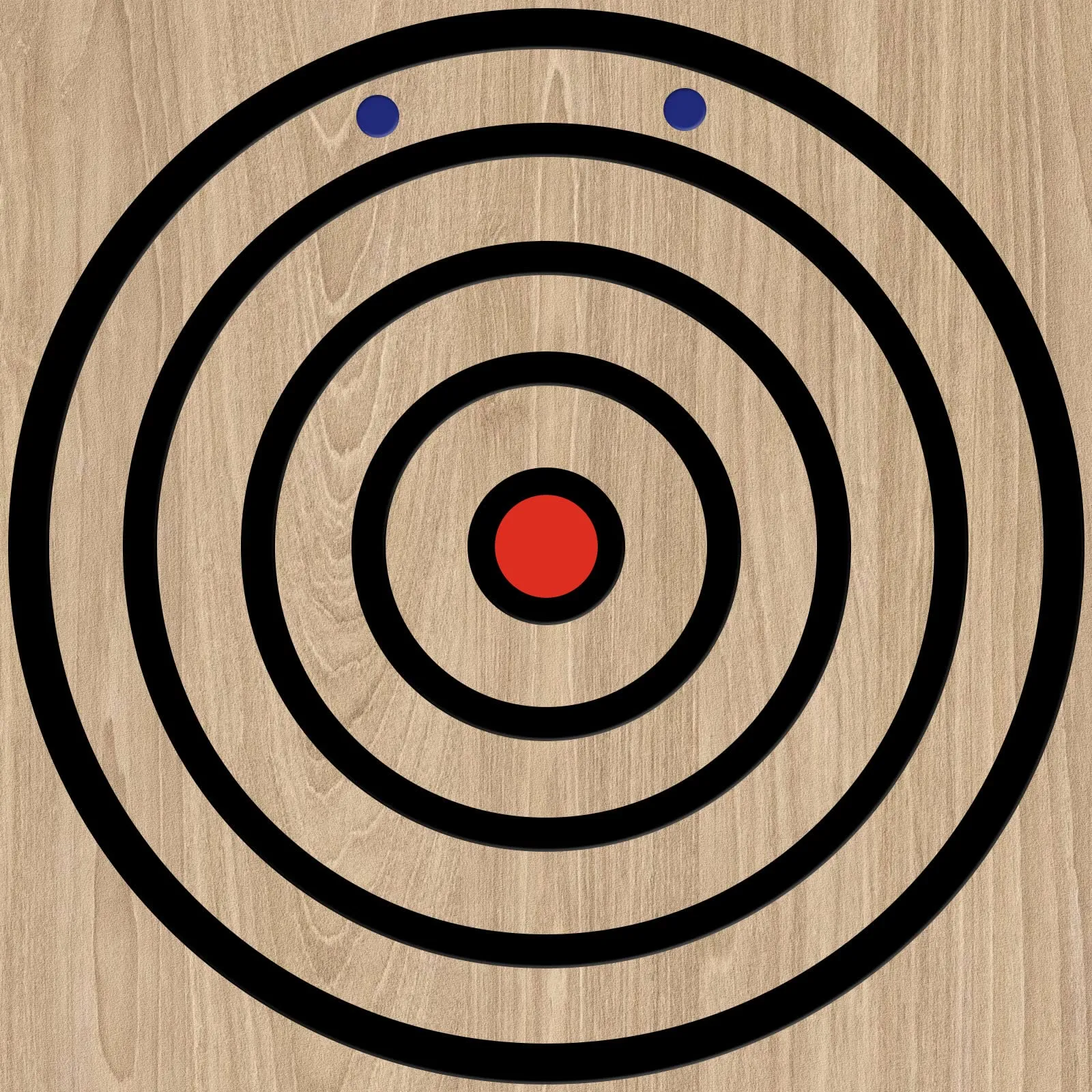 Axe Throwing Target Template Stainless Steel Target Template Stencil Comes with 3 Markers Axe Throwing Target Board Stencil Axe Throwing Set for Drawing Target Template, 20 x 2 Inches (Simple)